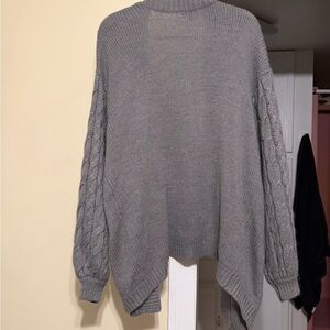 Falls Creek Gray Women's Cowl Neck Sweater